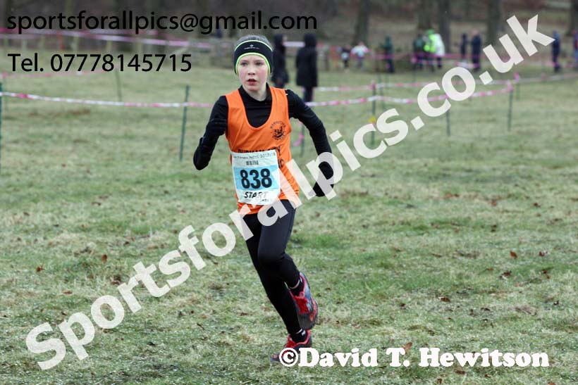 Girls under-13s Start Fitness NEHL, Alnwick. Photo: David T. Hewitson/Sports for All Pics
